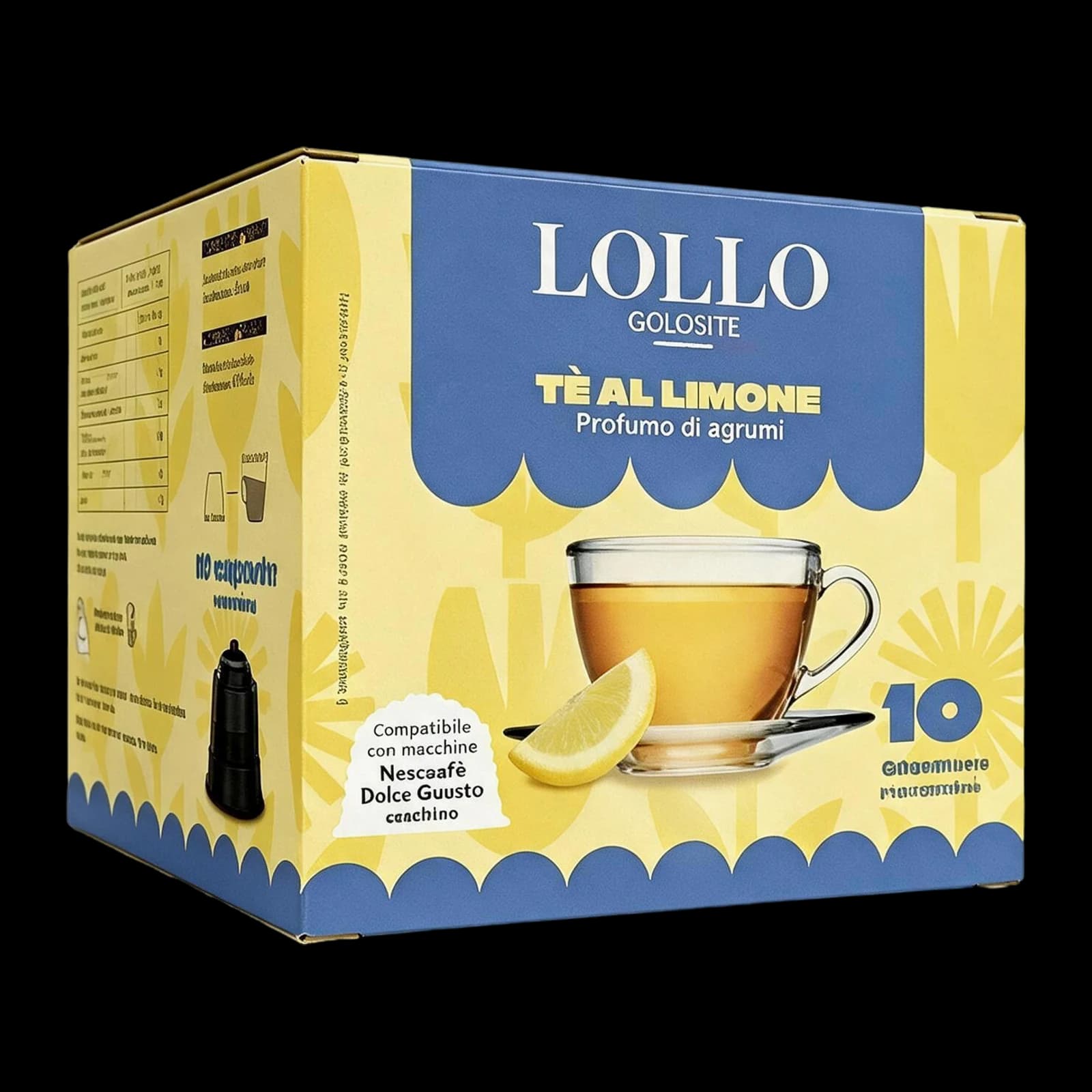 Lollo Lemon Tea 10 Capsules | Dolce Gusto, image 1