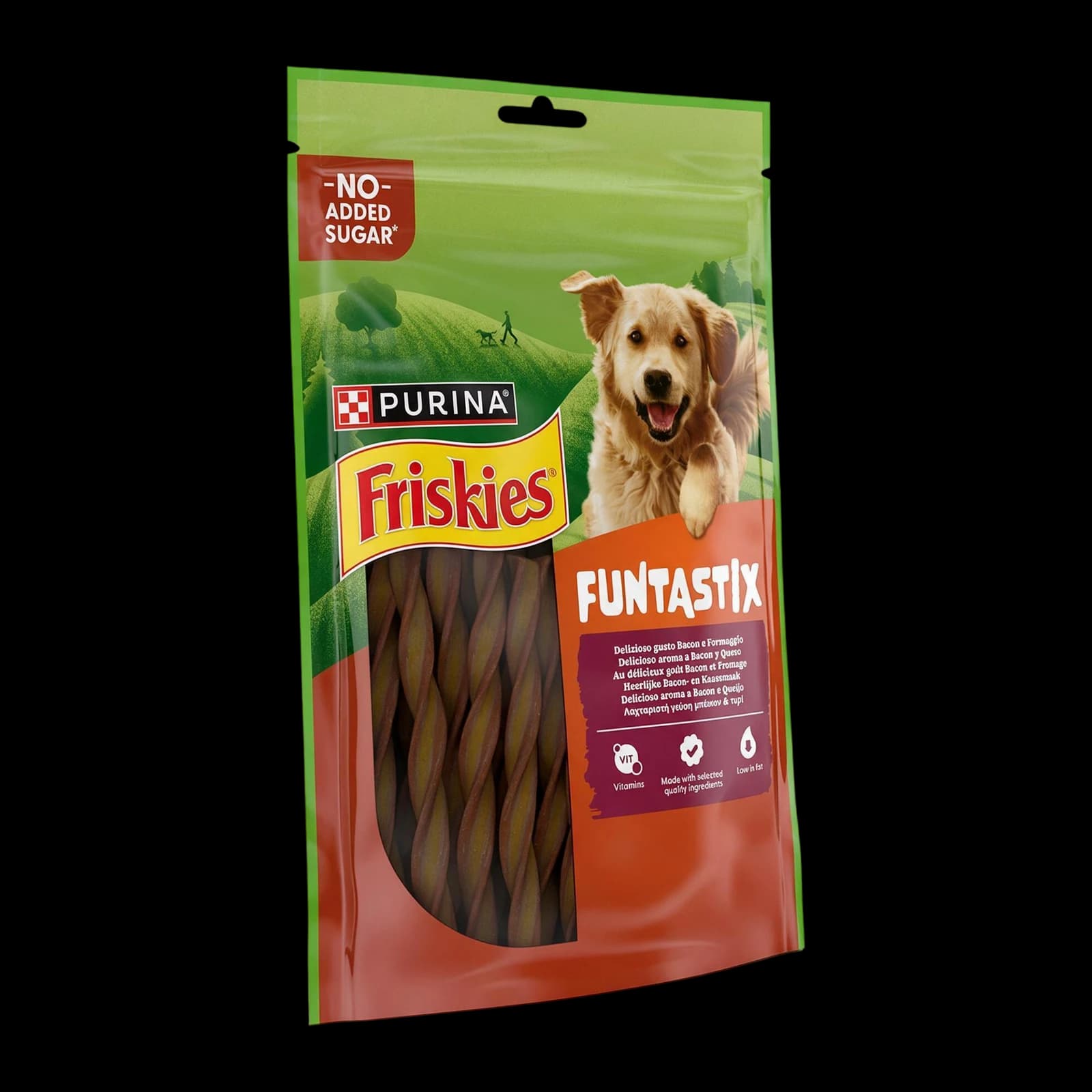 Purina Friskies Funtastix Bacon und Käse 175 g | Pet Food, Bild 1
