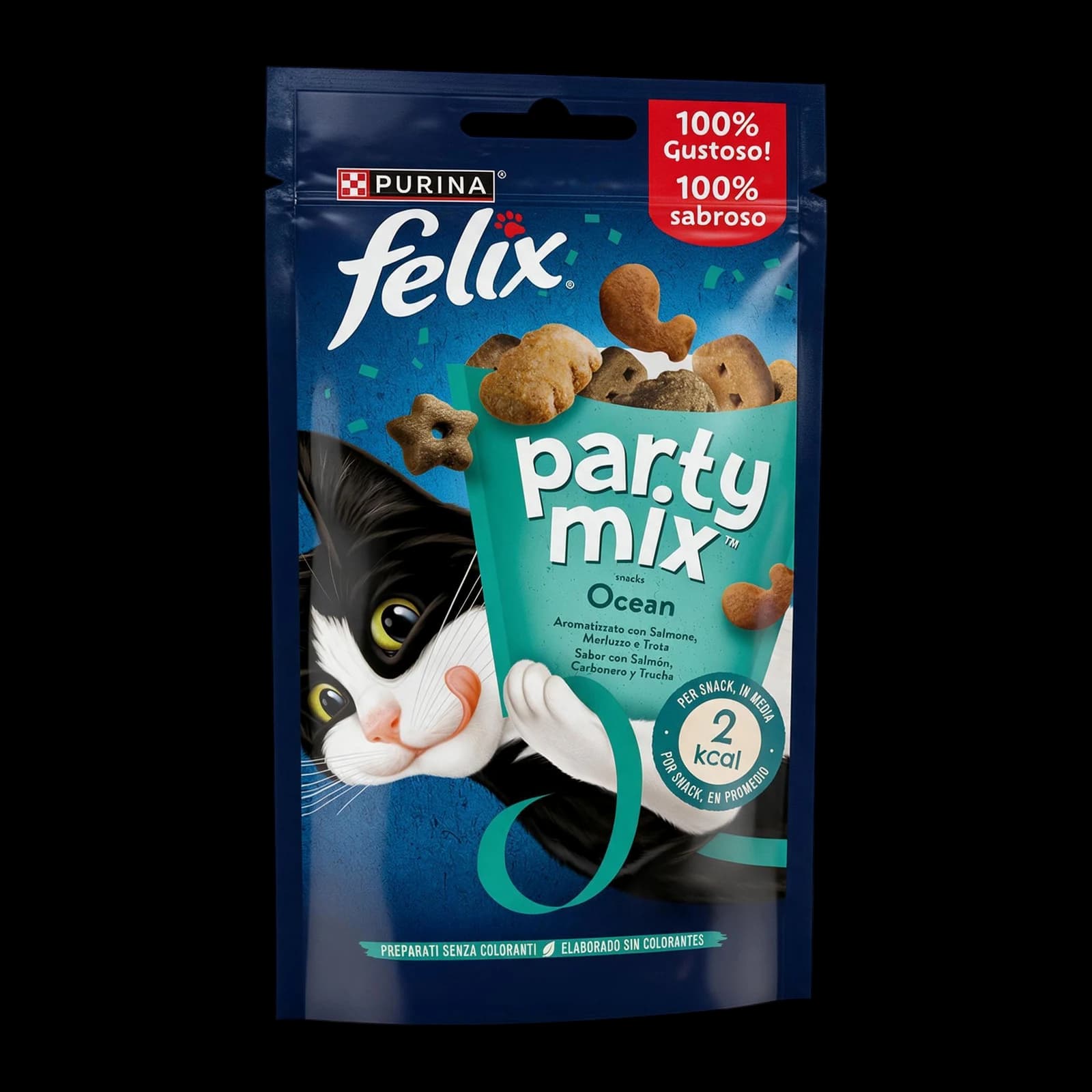 Purina Felix Party Mix Lachs, Kabeljau und Forelle 60 g | Pet Food, Bild 1