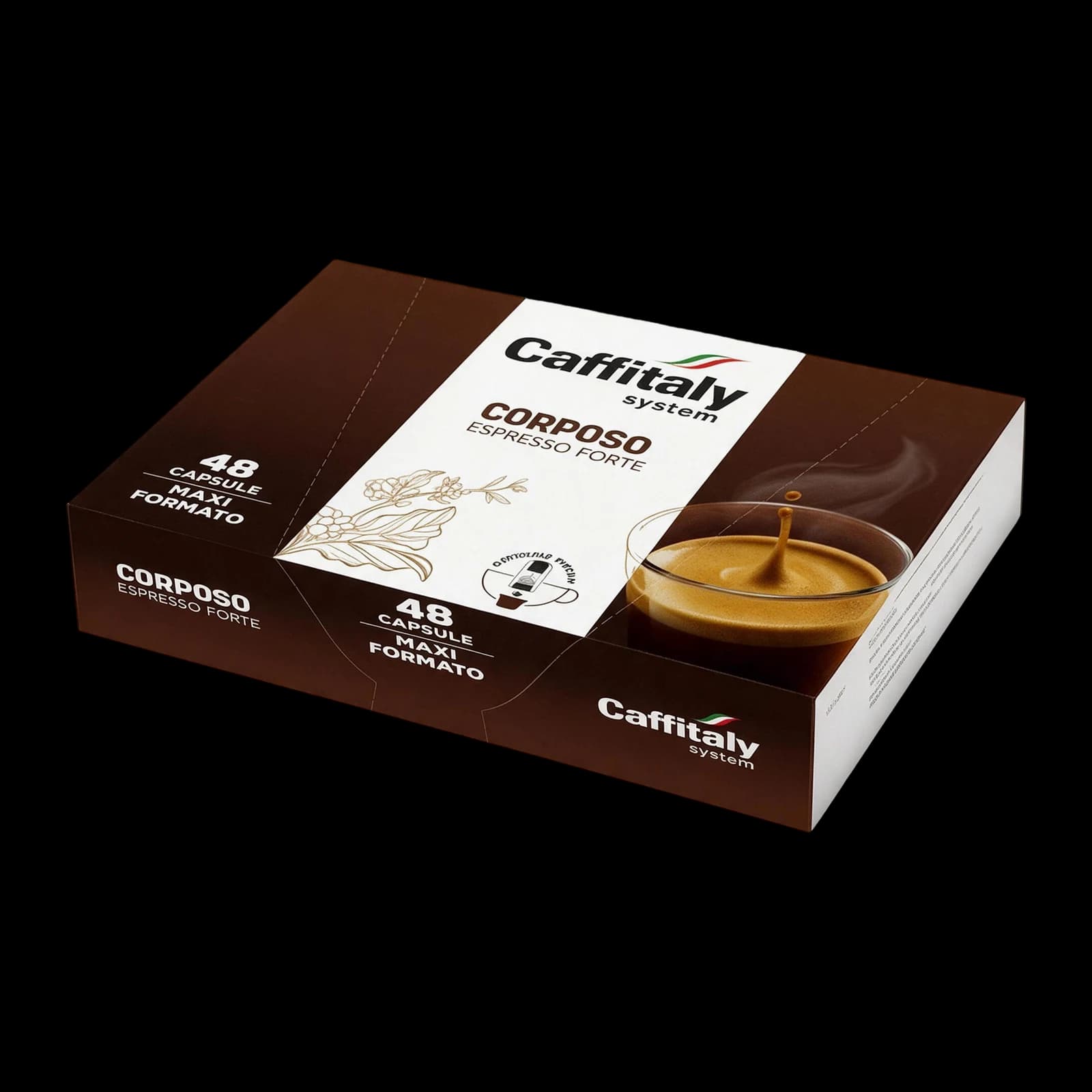 Caffitaly Caffè Corposo Delicato 48 Capsules | Caffitaly, image 1