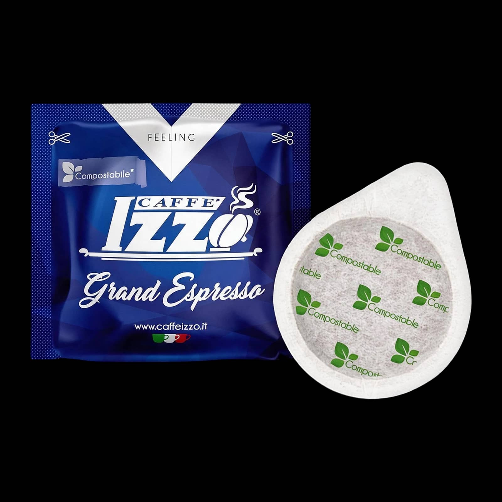 IZZO Caffe Grand Espresso 150 Pods | ESE 44 mm