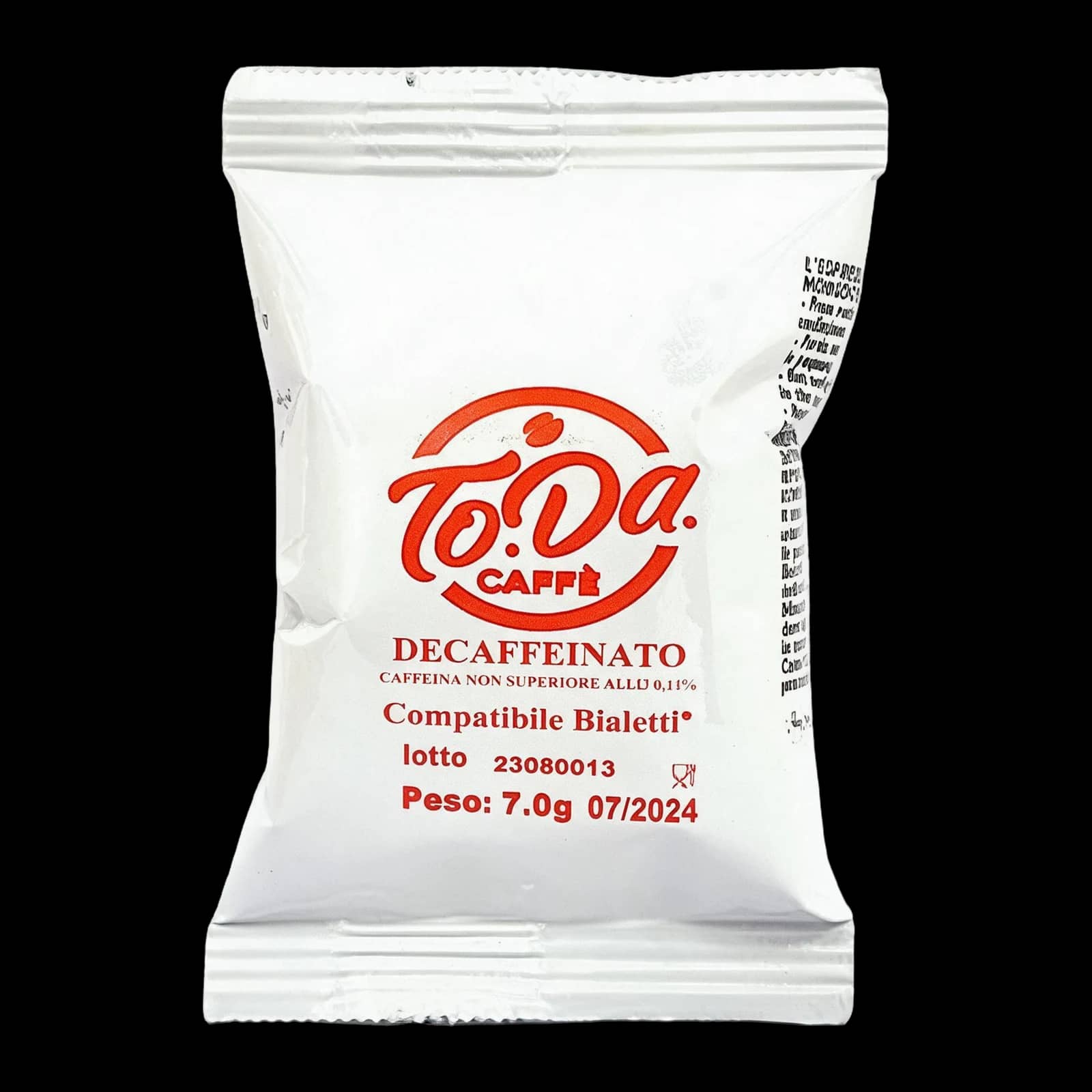 To.Da Caffè Gattopardo Dek 100 Capsules | Bialetti