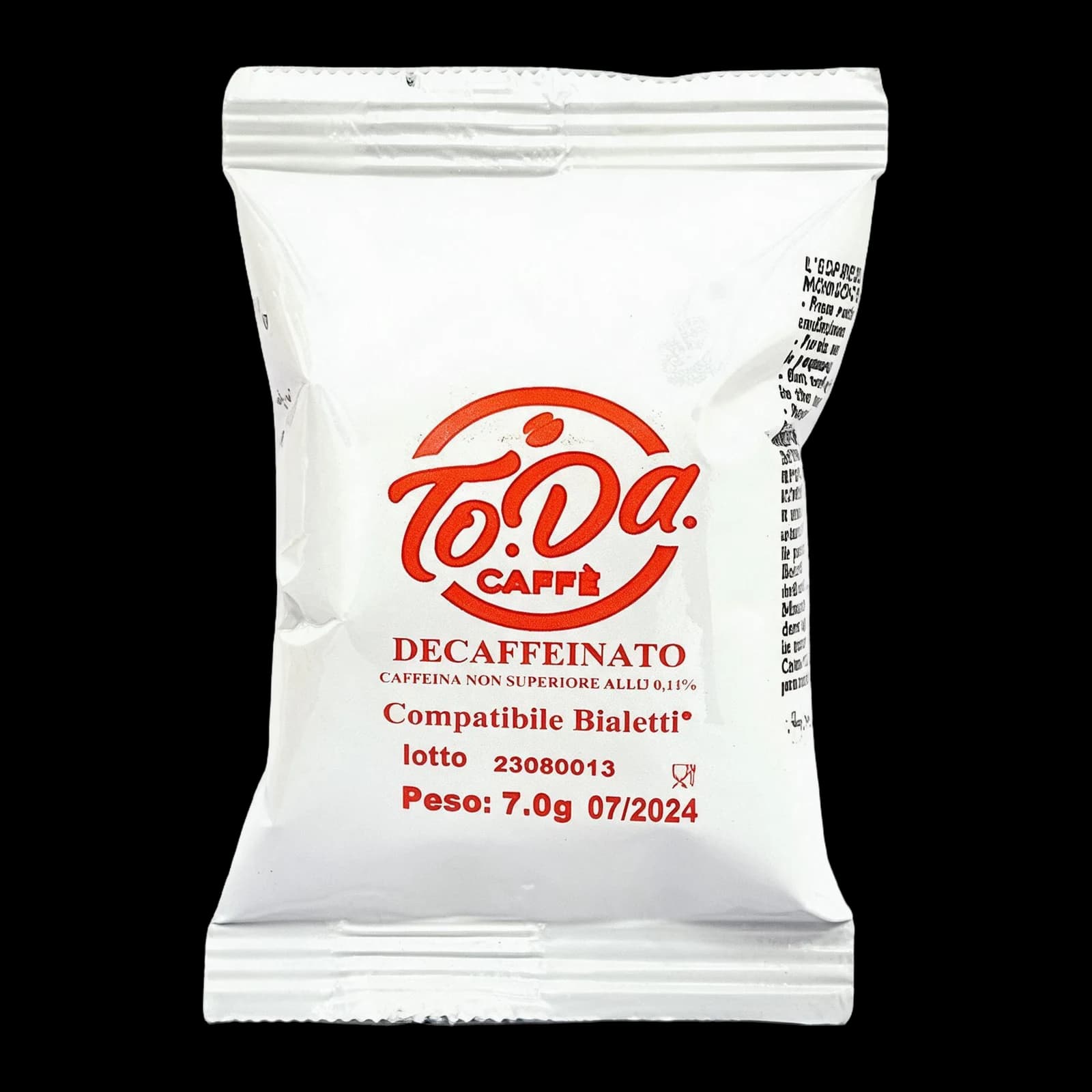 To.Da Caffè Gattopardo Dek 100 Capsules | Bialetti, image 1