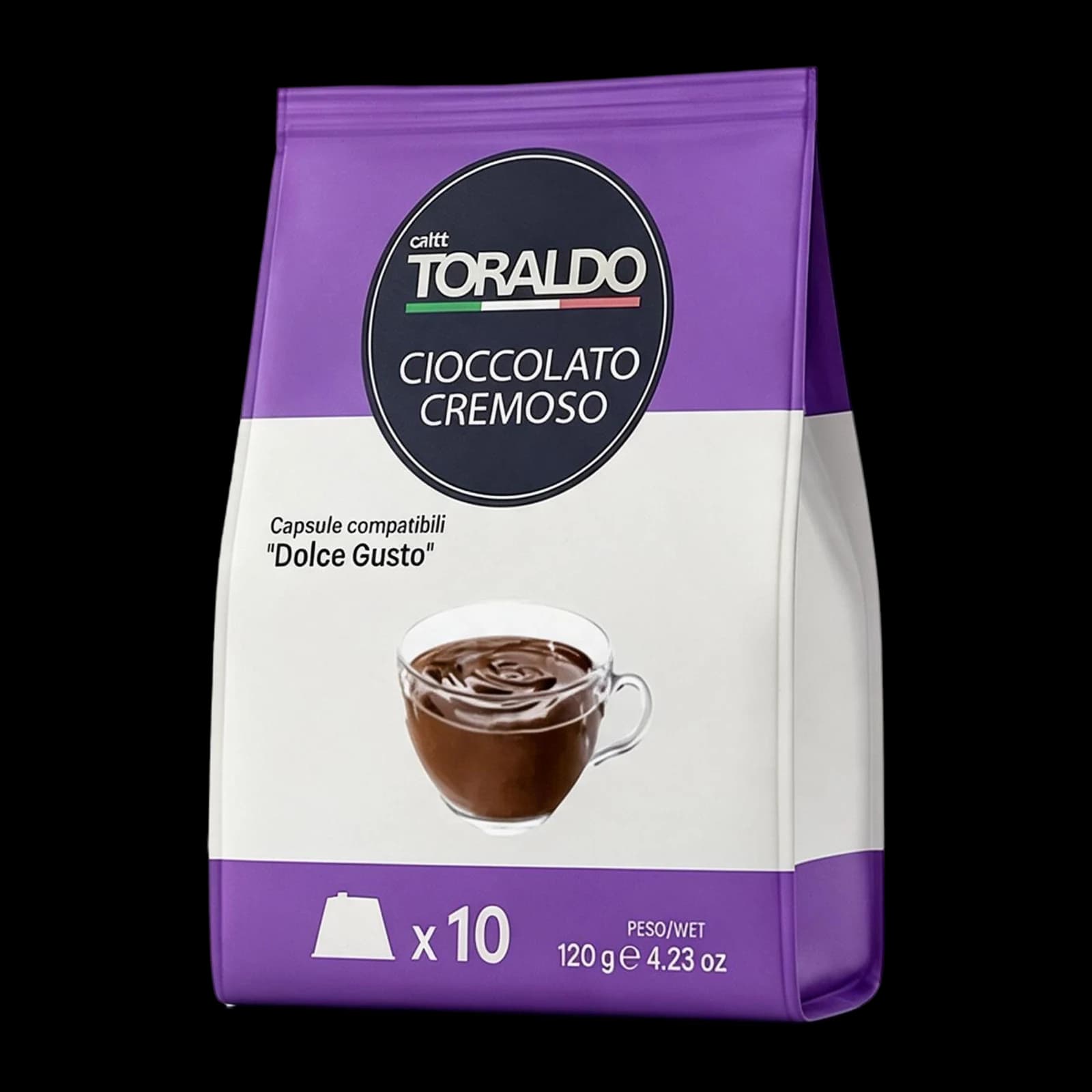 Toraldo Creamy Chocolate 10 Capsules | Dolce Gusto