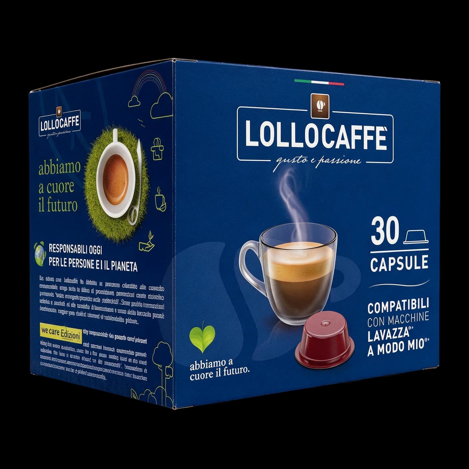 Lollo Miscela Oro 30 Capsule | Lavazza A Modo Mio, image 1