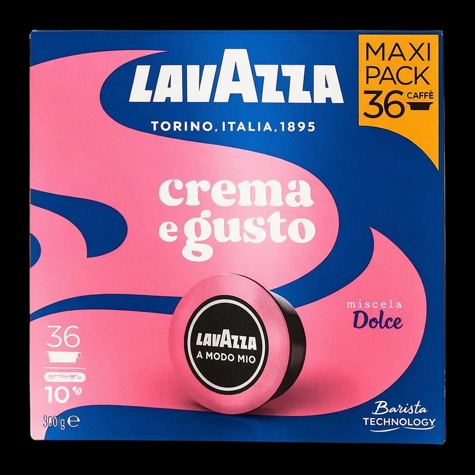 Lavazza Crema & Gusto Dolce 36 Capsules | Lavazza A Modo Mio, image 1