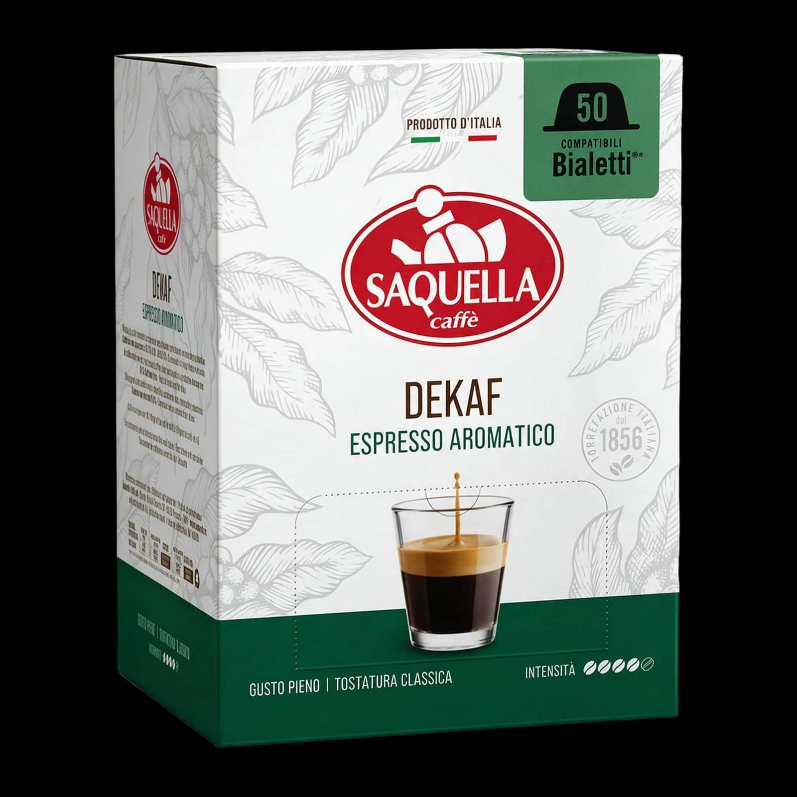 Saquella Decaffeinato 50 Capsule | Bialetti
