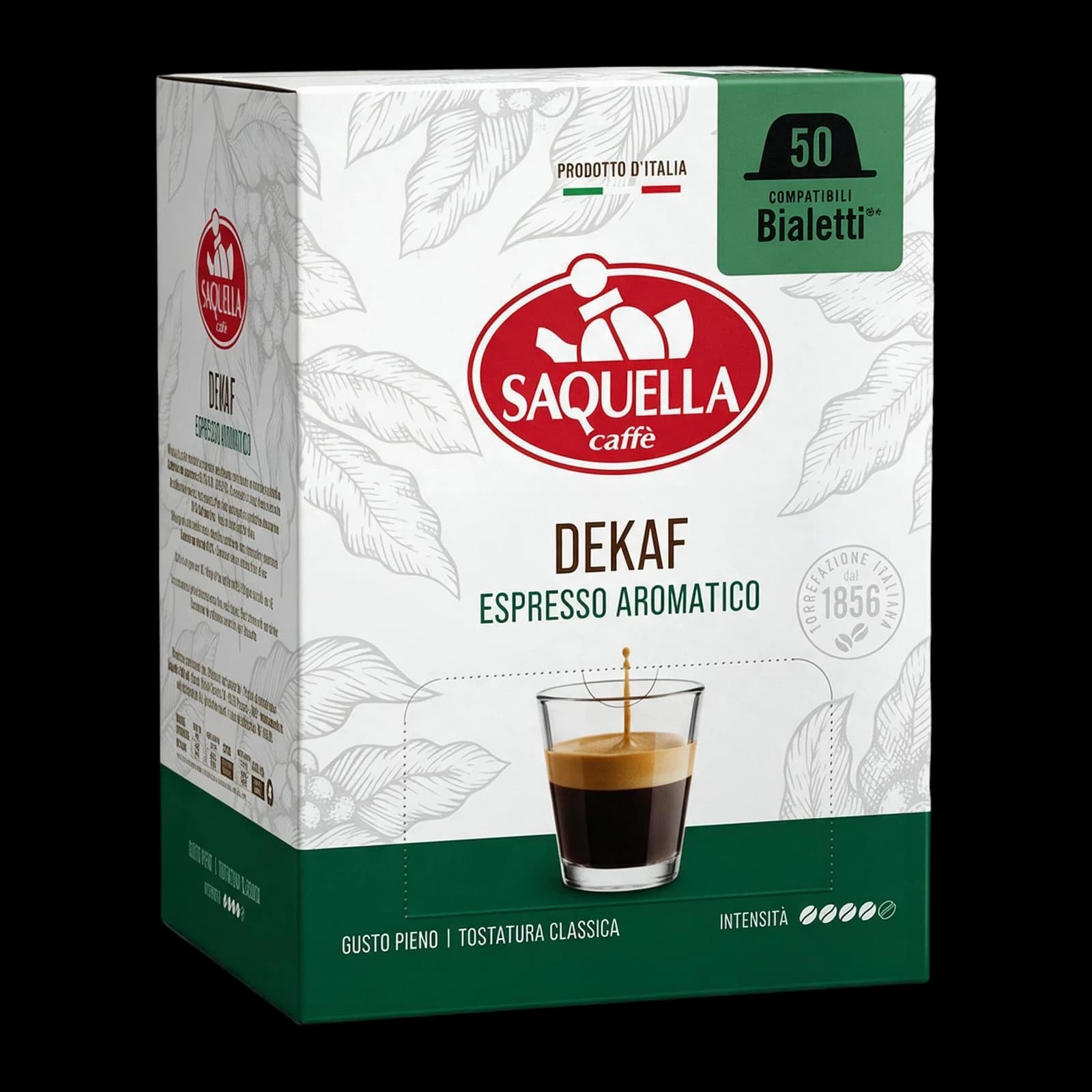 Saquella Decaffeinato 50 Capsule | Bialetti, image 1