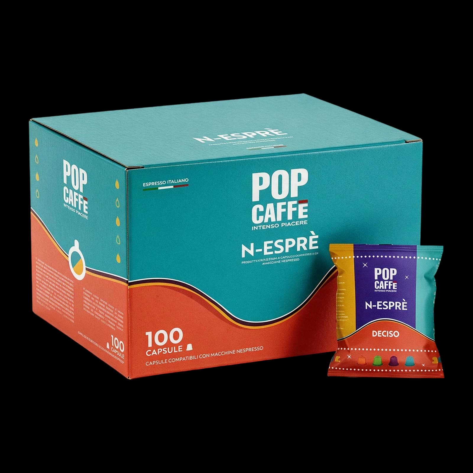 Pop Caffè Deciso 100 Capsule | Nespresso, image 1