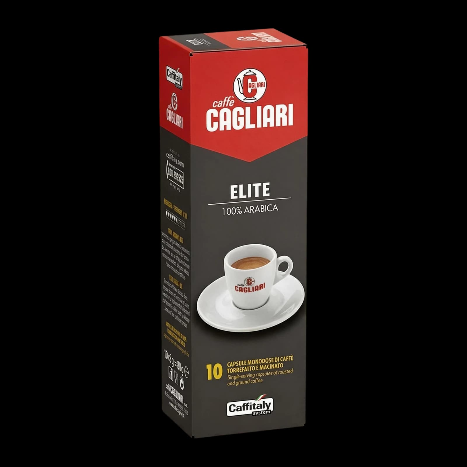 Caffitaly Cagliari 10 Capsules: 100% Arabica Blend | Caffitaly, image 1