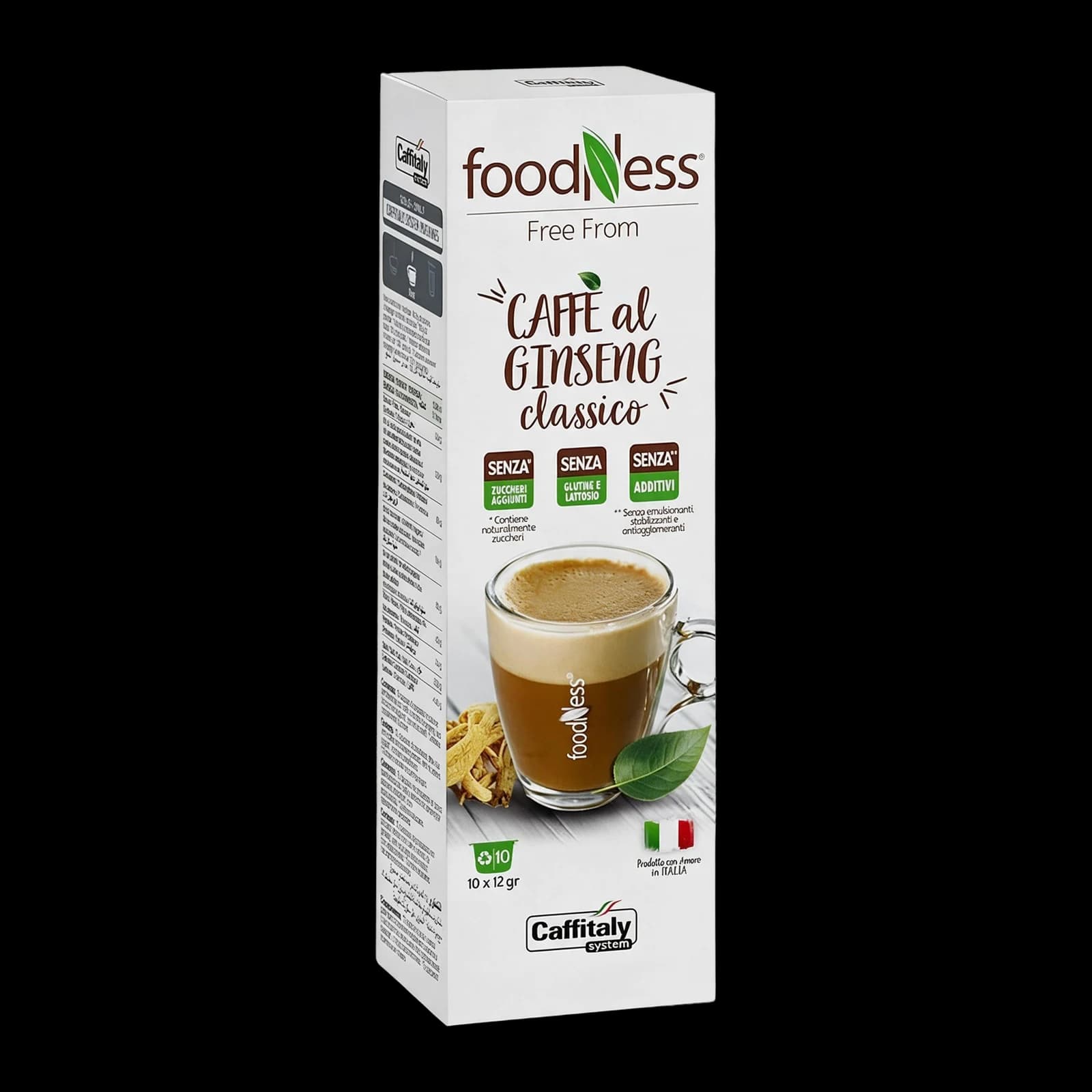 Caffitaly Ginseng Coffee 10 Capsules: Caramel Aroma | Caffitaly, image 1
