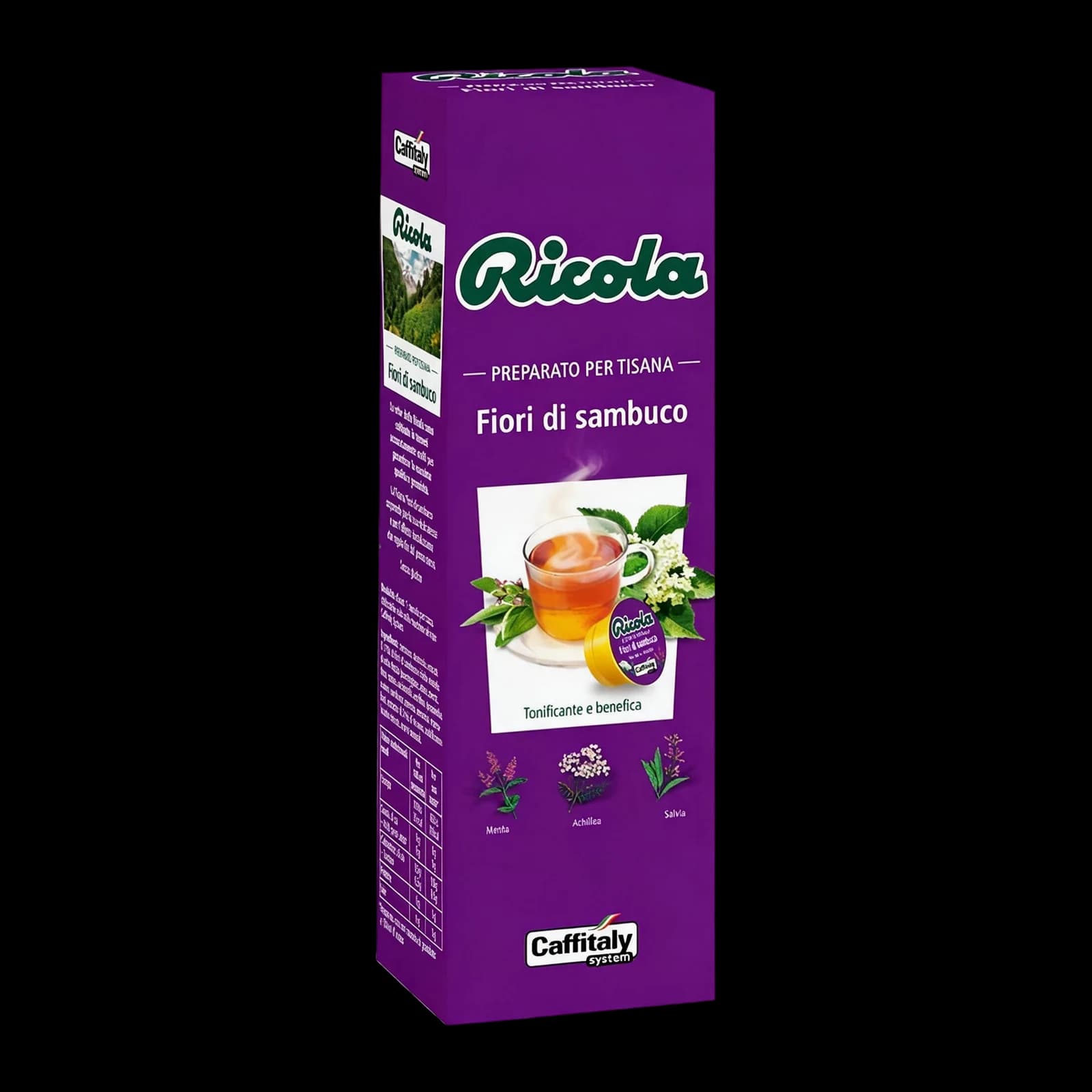 Caffitaly Ricola Elderflower Herbal Tea 10 Capsules | Caffitaly, image 1